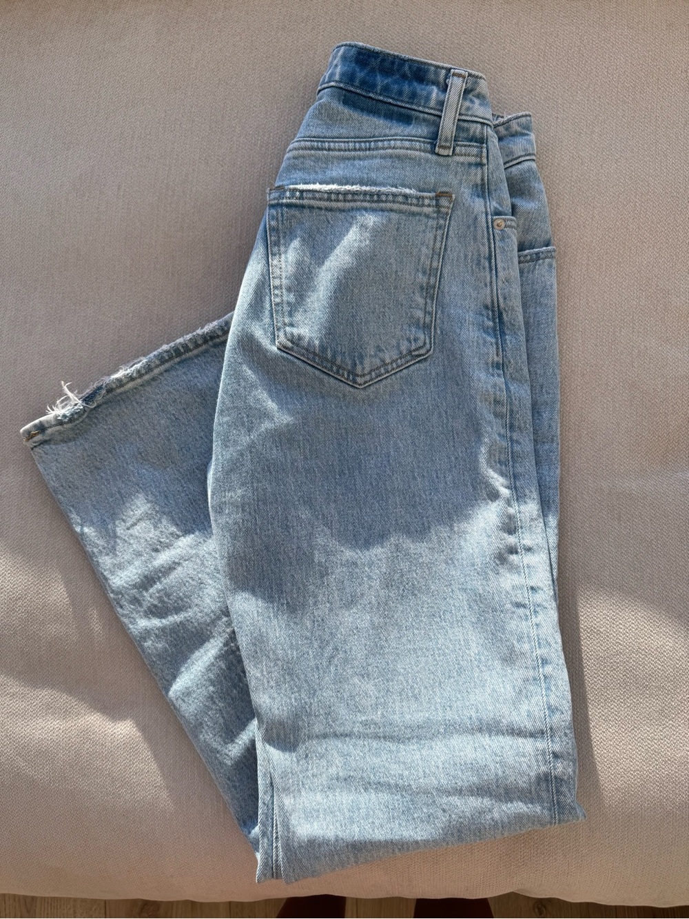 Abercrombie & Fitch Light Blue Straight Leg Jeans